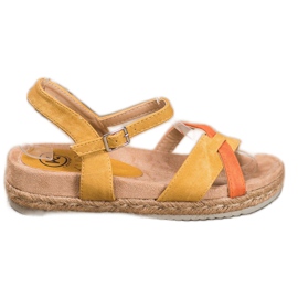 Kylie Espadrilles sandaler gul