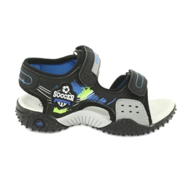 American Club Sandaler læderindsats hl21/20 sort/blå