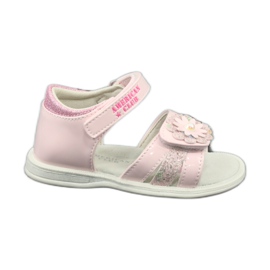 American Club Pigeres sandaler med blomster xd12/20 pink lyserød