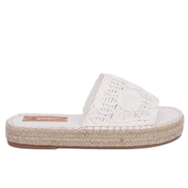 Hvid espadriller T353P Hvid