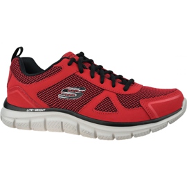 Skechers Track-Bucolo M 52630-RDBK Sko rød