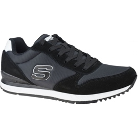 Skechers Sunlite-Waltan M 52384-BLK Sko sort blå