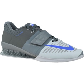 Nike Romaleos 3 Vægtløftning M 852933-001 sko blå grå