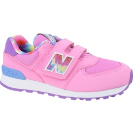 New Balance Jr YV574TDP sko blå lyserød