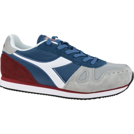 Sko Diadora Simple Run M 101-173745-01-60075 blå grå