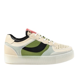 Grønne sportssko LA51P sneakers flerfarvet