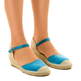Blå espadriller 3M85-23