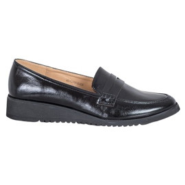 Goodin Eco læder loafers sort