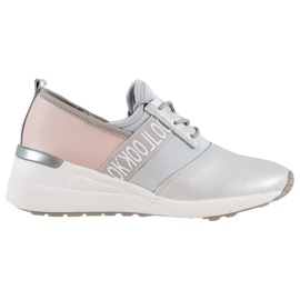 Se VINCEZA læder sneakers grå