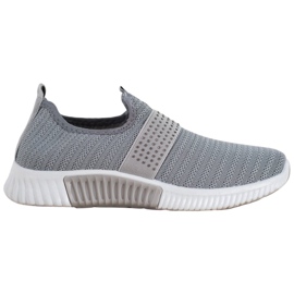 SHELOVET Slip-on sportssko grå