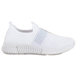 SHELOVET Slip-on sportssko hvid