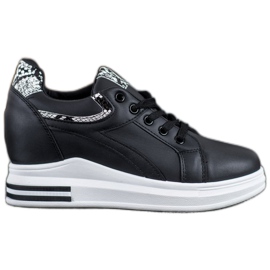 Lovery Wedge Sneakers sort