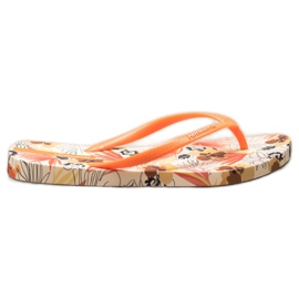 HOTMARZZ Mønstrede flip-flops flerfarvet