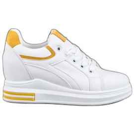 Lovery Wedge Sneakers hvid