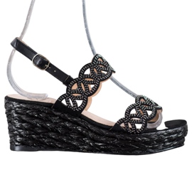 Aclys Kile sandaler sort