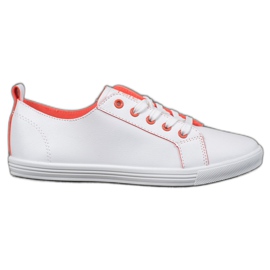 Ideal Shoes Mode sportssko hvid