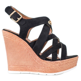 Comer Mode kile sandaler sort