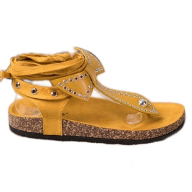 Seastar Bindede sandaler med flip-flops gul