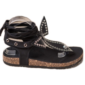 Seastar Bindede sandaler med flip-flops sort