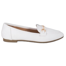 Nio Nio Elegante Loafers med Eco -læder hvid