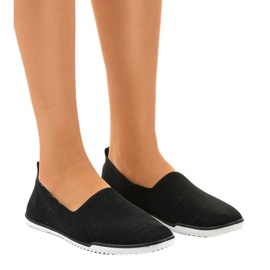 Sorte GF-HJS12-1 Lycra Slip-On sneakers