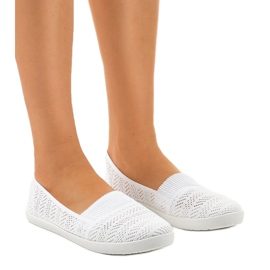 Hvide CB1711-9 openwork slip-on sneakers
