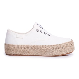 Dame Espadrilles Big Star Hvid FF274143