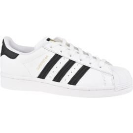 Adidas Superstar Jr FU7712 sko hvid