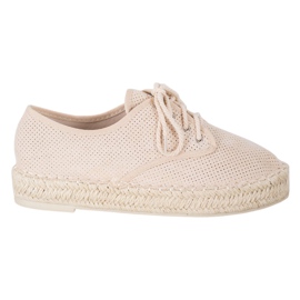 SHELOVET Ruskind Espadrilles brun