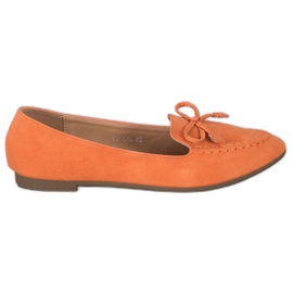 Nio Nio Behagelige appelsinmokasiner orange