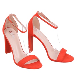 Orange højhælede sandaler NF-37P Orange flerfarvet