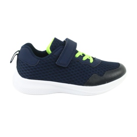 Sportssko til velcro Navy Blue/Green News 20Z55-2312 blå