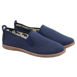 LIBRAPOP Mænds tekstil Marineblå Espadrilles Livo sneakers marine blå