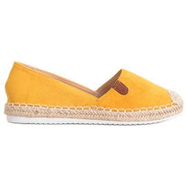 SHELOVET Klassiske Espadriller gul