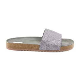 Filippo Sølv profilerede kvinder flip flops dk1373/20 grå