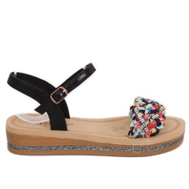 Sorte kvinders sandaler CK151P Sort