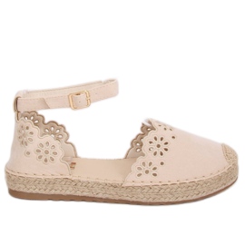 Beige åbent espadrilles JH119 Beige