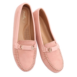 Pink damesmokasiner FM3024 Pink Ii kvalitet lyserød