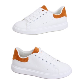 Hvide kvinders sneakers LA85P Camel