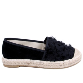 Sorte espadriller til kvinder BB29 Sort
