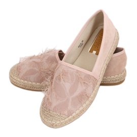Pink BB29 Pink espadriller til kvinder lyserød