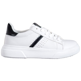 Renda Sneakers med sorte skær hvid