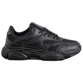 SHELOVET Lys sorte sneakers