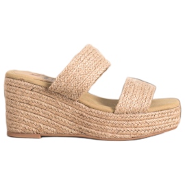 Kylie Lette kiletøfler beige