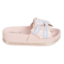 Queen Vivi Beige modetøfler