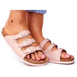 Kvinders hjemmesko Big Star Powder Pink FF274627 lyserød