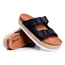 Kvinders hjemmesko Big Star Black FF274664 sort