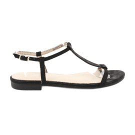 Sorte damesandaler Filippo DS1297 / 20 BK