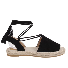 Sort espadriller til kvinder BB25 Sort