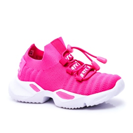 Bartek S.A. Børns sportssko Bartek Fuchsia T-75203 / 65A lyserød